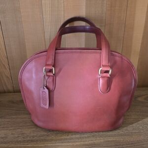 Coach Red Leather Pelham 9958 Bag